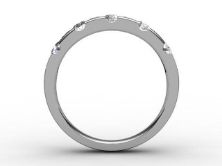 Semi-Set Diamond Eternity Ring 0.78cts. in Platinum - 3