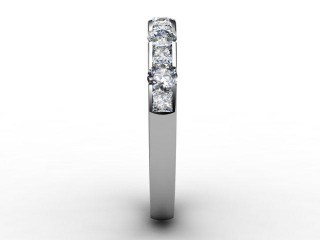 Semi-Set Diamond Eternity Ring 0.78cts. in Platinum - 6