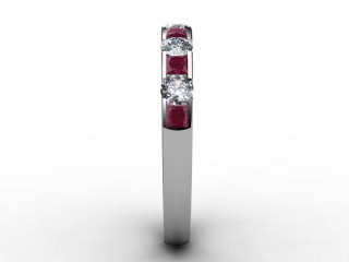 Ruby and Diamond 0.84cts. in Platinum - 6