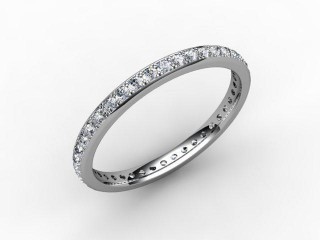 Full Diamond Eternity Ring 0.40cts. in Platinum - 12