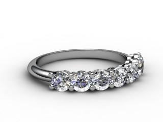 Semi-Set Diamond Eternity Ring 1.02cts. in Platinum-88-01088