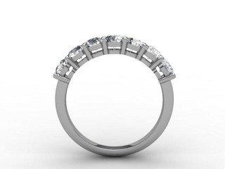 Semi-Set Diamond Eternity Ring 1.02cts. in Platinum - 3