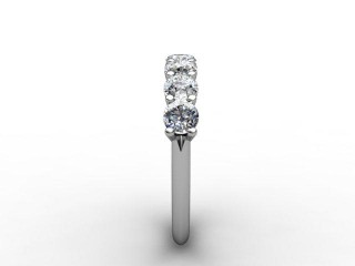 Semi-Set Diamond Eternity Ring 1.02cts. in Platinum - 6