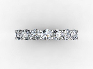 Semi-Set Diamond Eternity Ring 1.02cts. in Platinum - 9