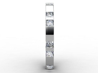 Semi-Set Diamond Eternity Ring 1.35cts. in Platinum - 6