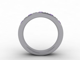 Amethyst and Diamond 1.12cts. in Platinum - 3