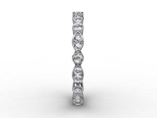 Full Diamond Eternity Ring 0.56cts. in Platinum - 6