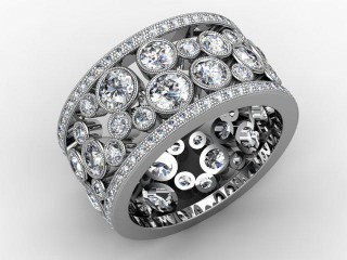 Full Diamond Eternity Ring 3.25cts. in Platinum - 12