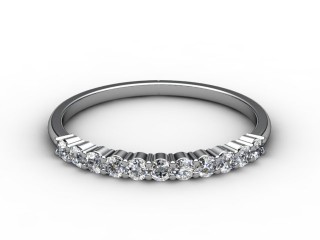 Semi-Set Diamond Eternity Ring 0.22cts. in Platinum-88-01118
