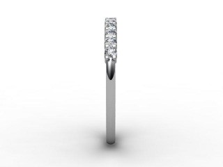 Semi-Set Diamond Eternity Ring 0.22cts. in Platinum - 6