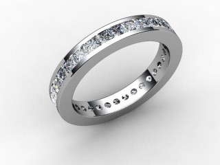 Full Diamond Eternity Ring 1.90cts. in Platinum - 12
