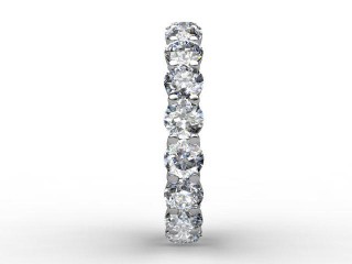 Full Diamond Eternity Ring 2.63cts. in Platinum - 6