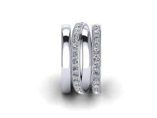 Full Diamond Eternity Ring 1.75cts. in Platinum - 6