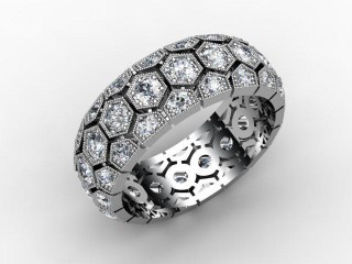 Full Diamond Eternity Ring 2.00cts. in Platinum - 12