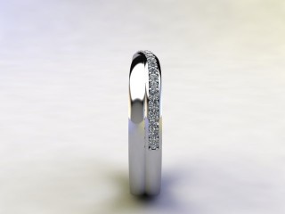 Semi-Set Diamond Eternity Ring 0.20cts. in Platinum - 6