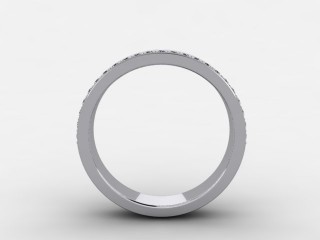 Semi-Set Diamond Eternity Ring 0.23cts. in Platinum - 3