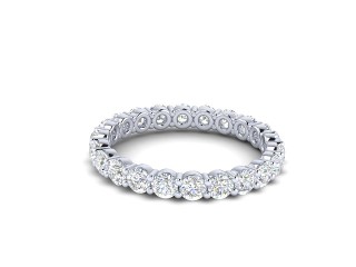 Full Diamond Eternity Ring 1.81cts. in Platinum-88-01511