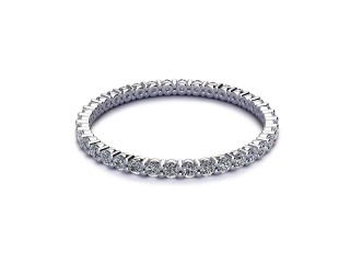 Full Diamond Eternity Ring 0.50cts. in Platinum-88-01513
