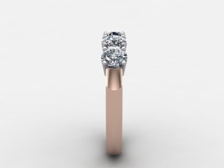 Semi-Set Diamond Eternity Ring 1.20cts. in 18ct. Rose Gold - 6