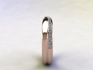 Semi-Set Diamond Eternity Ring 0.20cts. in 18ct. Rose Gold - 6