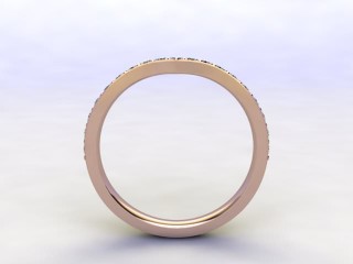 Semi-Set Diamond Eternity Ring 0.38cts. in 18ct. Rose Gold - 3