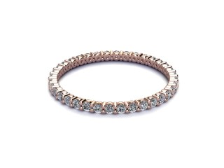 Full Diamond Eternity Ring 0.50cts. in 18ct. Rose Gold-88-04513