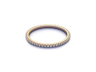 Full Diamond Eternity Ring 0.20cts. in 18ct. Rose Gold-88-04521