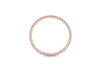 Full Diamond Eternity Ring 0.20cts. in 18ct. Rose Gold - 9