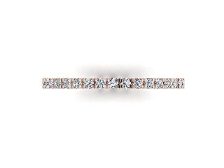Full Diamond Eternity Ring 0.45cts. in 18ct. Rose Gold - 3