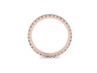 Full Diamond Eternity Ring 0.45cts. in 18ct. Rose Gold - 9