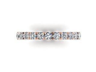 Full Diamond Eternity Ring 1.40cts. in 18ct. Rose Gold - 3