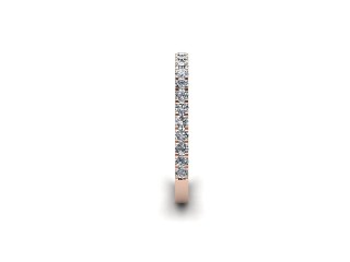 Semi-Set Diamond Eternity Ring 0.55cts. in 18ct. Rose Gold - 6