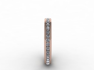0.50cts. Full 18ct Rose Gold Eternity Ring - 6