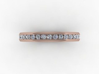 0.50cts. Full 18ct Rose Gold Eternity Ring - 9