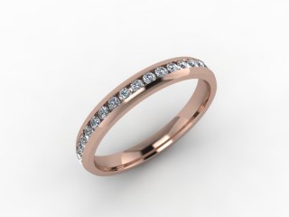 0.50cts. Full 18ct Rose Gold Eternity Ring - 12