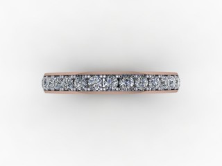 0.62cts. Full 18ct Rose Gold Eternity Ring - 9