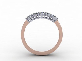 Semi-Set Diamond Eternity Ring 0.50cts. in 18ct. Rose Gold - 3