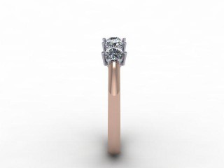 Semi-Set Diamond Eternity Ring 0.50cts. in 18ct. Rose Gold - 6