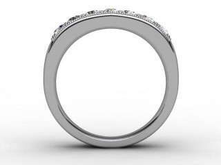 Semi-Set Diamond Eternity Ring 0.41cts. in 18ct. White Gold - 3