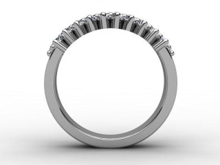 Semi-Set Diamond Eternity Ring 0.92cts. in 18ct. White Gold - 3