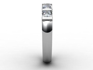 Semi-Set Diamond Eternity Ring 1.28cts. in 18ct. White Gold - 6