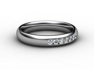 Semi-Set Diamond Eternity Ring 0.15cts. in 18ct. White Gold