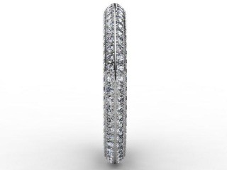 Full Diamond Eternity Ring 1.30cts. in 18ct. White Gold - 6