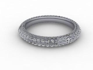 Full Diamond Eternity Ring 1.30cts. in 18ct. White Gold - 12