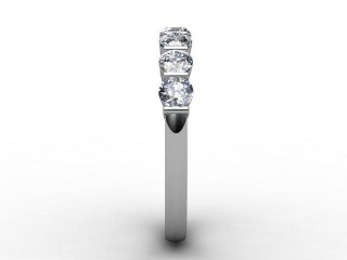 Semi-Set Diamond Eternity Ring 0.70cts. in 18ct. White Gold - 6