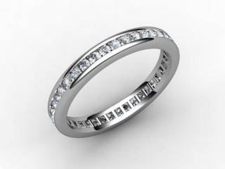 Full Diamond Eternity Ring 0.78cts. in 18ct. White Gold-88-05053