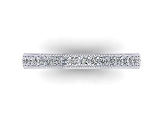 Full Diamond Eternity Ring 0.65cts. in 18ct. White Gold - 3