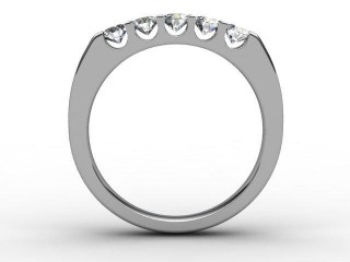 Semi-Set Diamond Eternity Ring 0.65cts. in 18ct. White Gold - 3