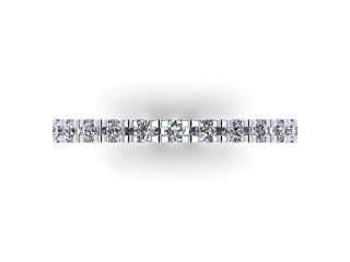 Full Diamond Eternity Ring 0.82cts. in 18ct. White Gold - 3