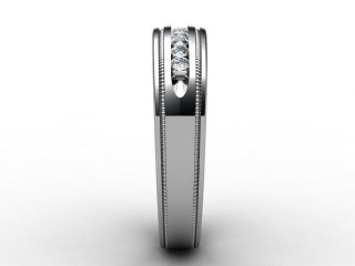 Semi-Set Diamond Eternity Ring 0.18cts. in 18ct. White Gold - 9